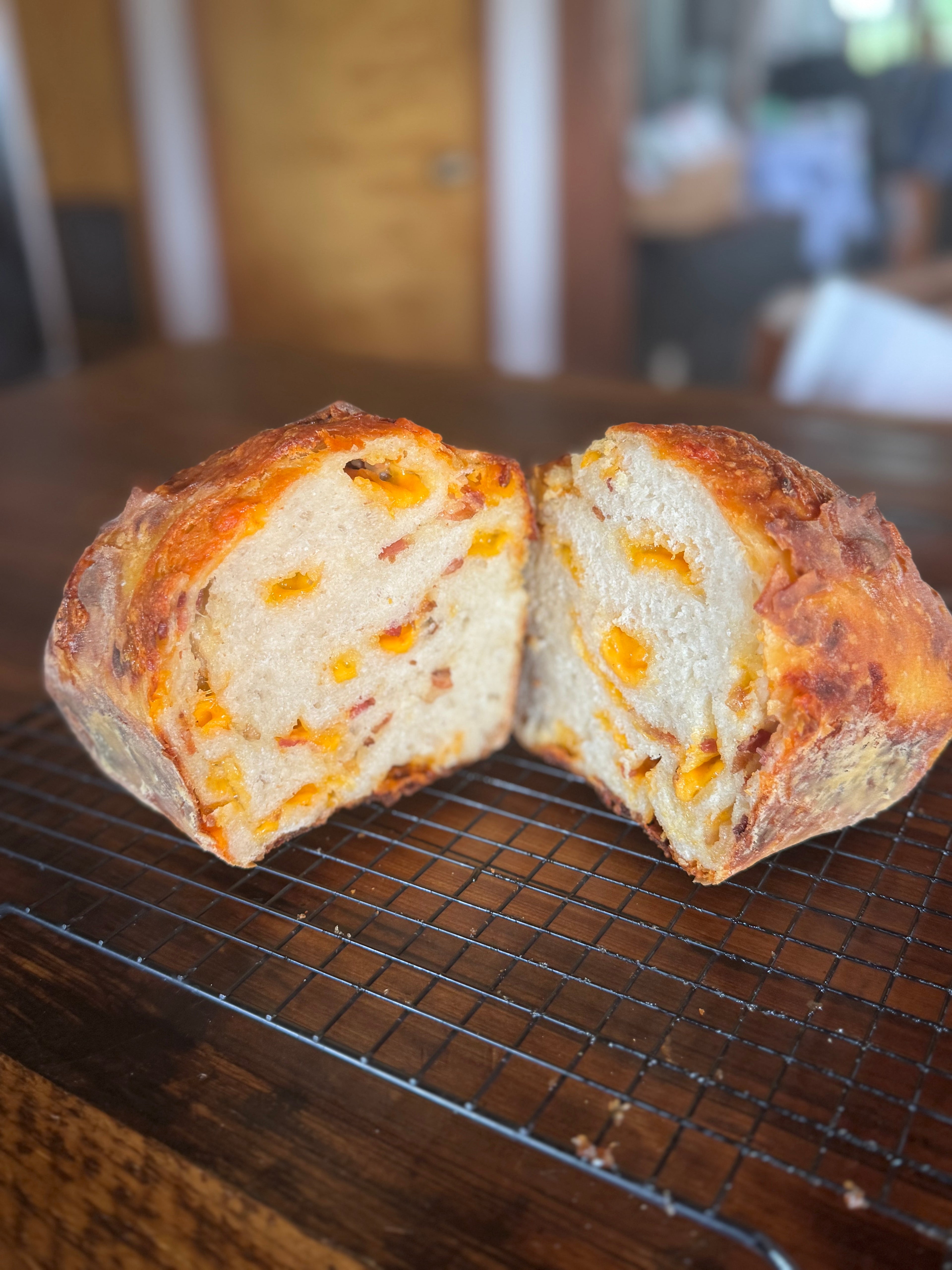 Bacon Cheddar Sourdough Loaf