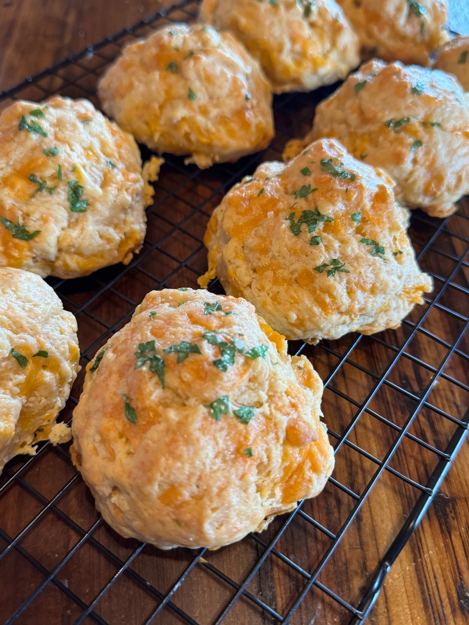 Sourdough Cheddar Biscuits